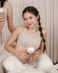 Bliss Bow Bra in Cream