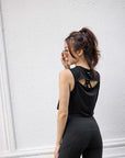 Tenacity Tank Top in Jet Black