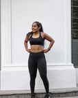 Velocity II Leggings in Jet Black (25.5” inseam)
