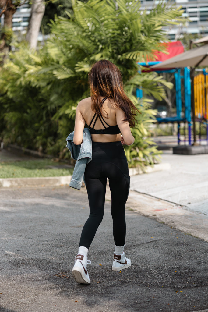 Velocity II Leggings in Jet Black (25.5” inseam)