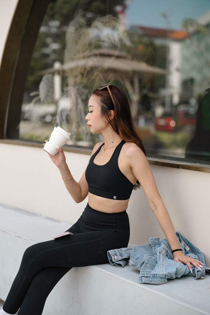 Serendipity Bra in Jet Black