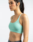 Gym Squad Active Agility Mesh Bra in Mint