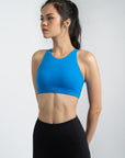 Power Up X-back Bra in Sonic Blue