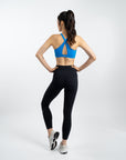 Power Up X-back Bra in Sonic Blue