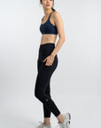 Gym Squad Active Agility Mesh Bra in Navy