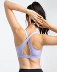 Power Up X-Back Bra in Lilac