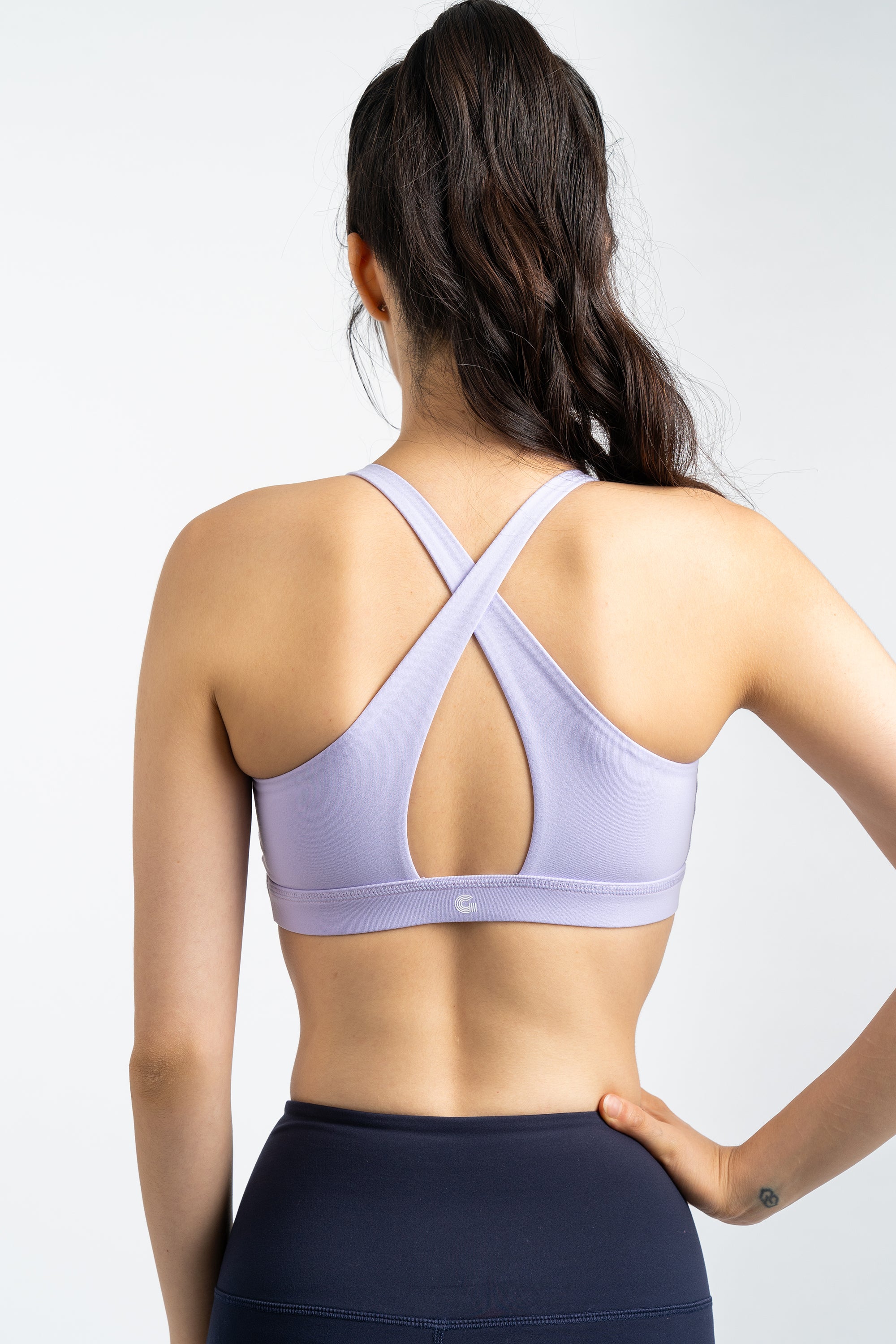 Power Up X-Back Bra in Lilac