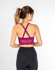 Andrea Midline Bra in Berry