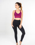 Andrea Midline Bra in Berry