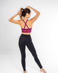 Andrea Midline Bra in Berry