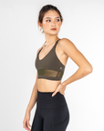 Andrea Midline Bra in Army Green