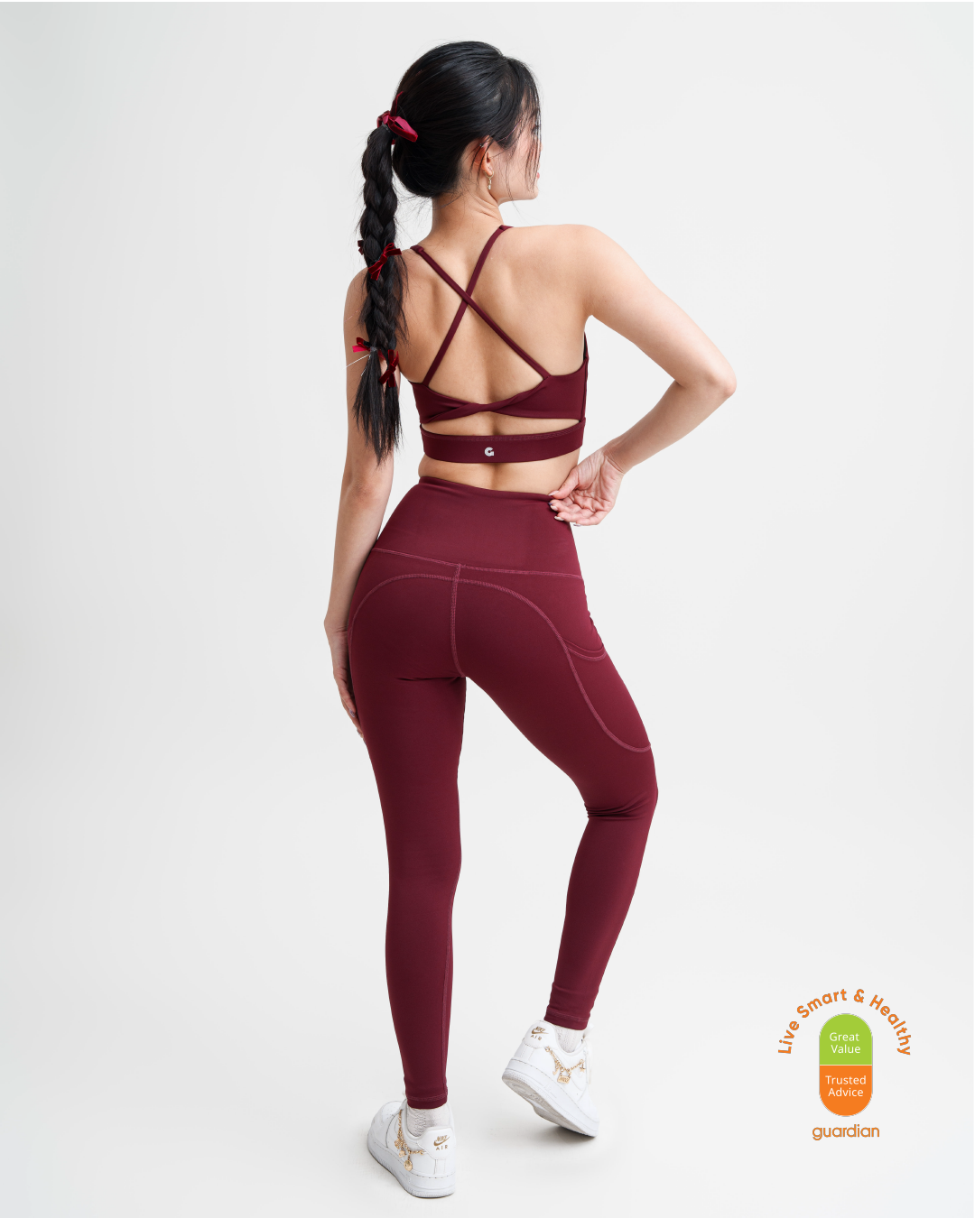 Velocity II Leggings in Burgundy (IMPROVED VERSION) – GYM SQUAD ACTIVE