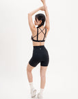 Empower Biker Shorts in Black (inseam 6")