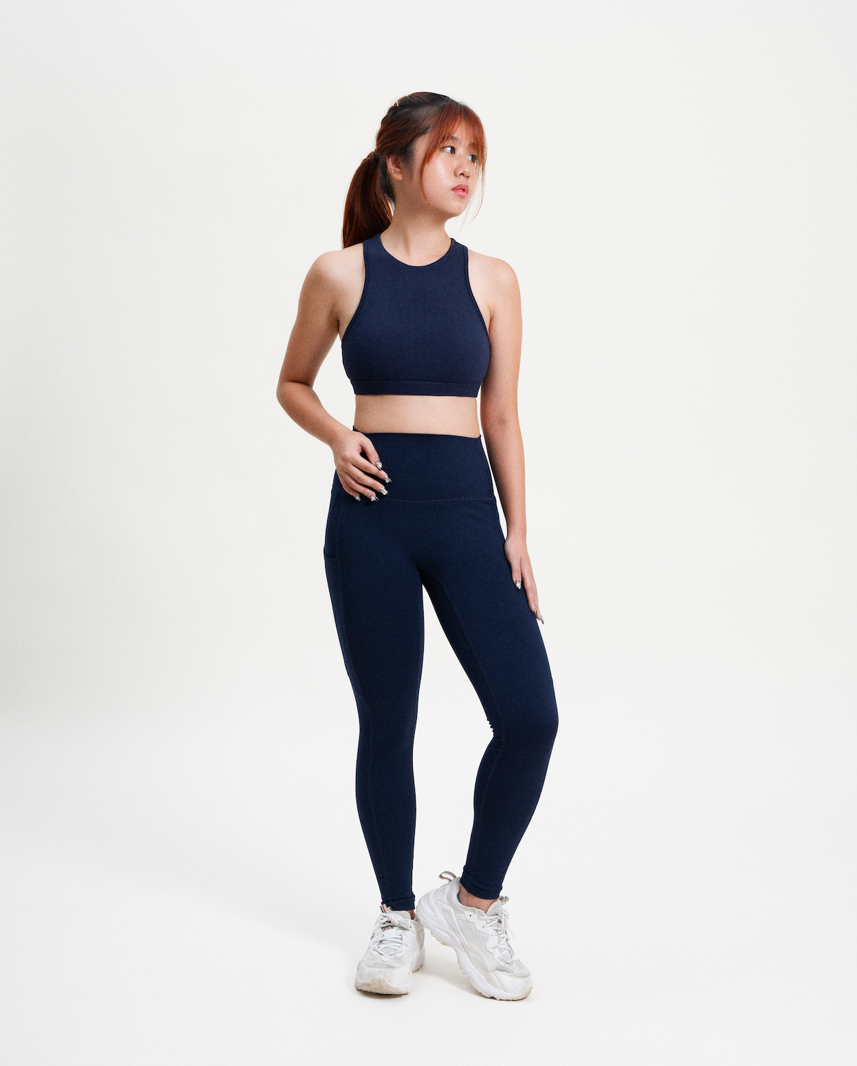 Impact Leggings in Dark Navy (24.5&quot; inseam)