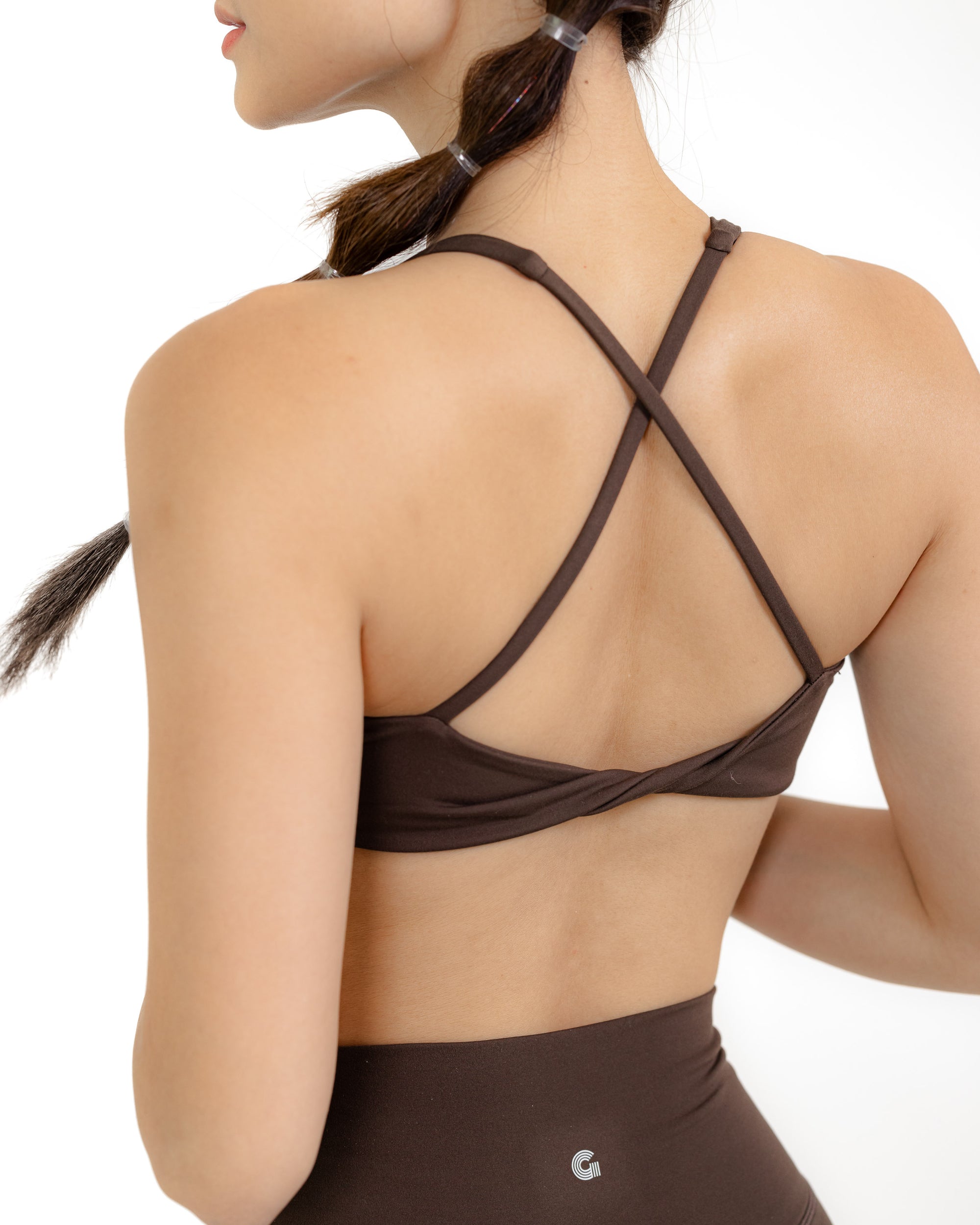 Bliss Bow Bra in Cocoa