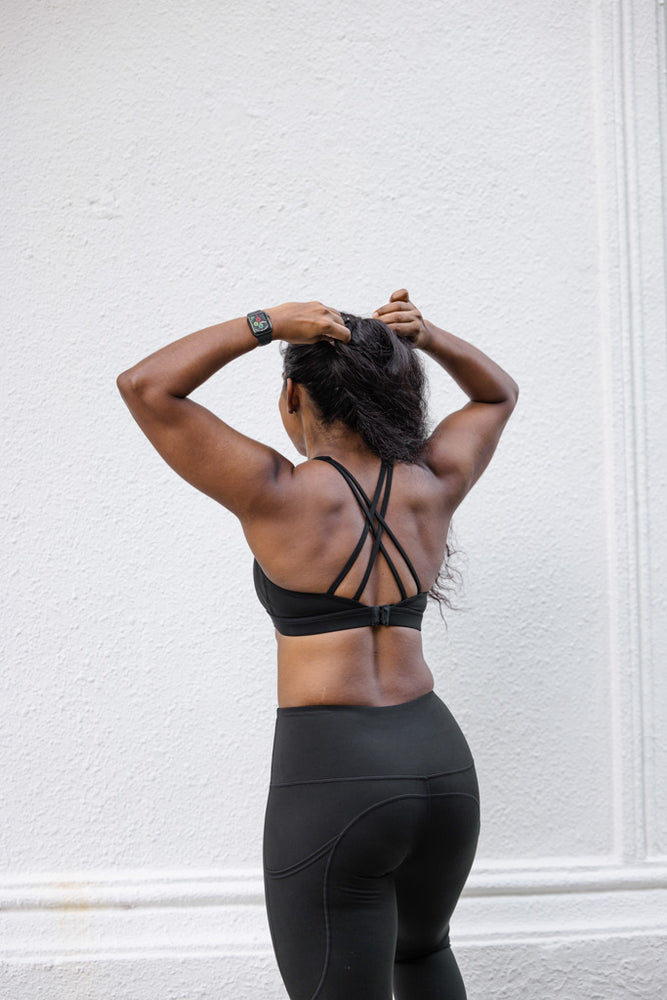 Serendipity Bra in Jet Black