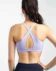 Power Up X-Back Bra in Lilac